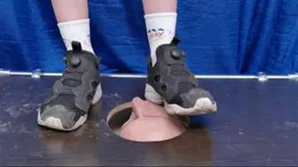 Trampled by dirty Reebok Instapump sneakers (part 1 of 6), flo450x 1080p