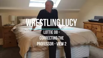 Lottie 08 - Correcting the Professor - View 2 - Facesitting, Pins, Scissors, Humiliation, Lingerie, Domination, Student