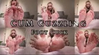 4k Cum Guzzling Foot Cuck JOI