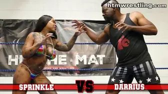 Sprinkle vs Darrius Mixed Wrestling SDWMV
