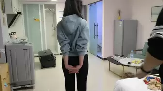 Straight Arm Strap Orgasm Stimulation(Chinese model AiFei)