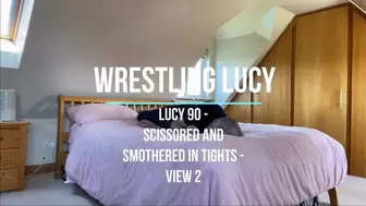 Lucy 90 - Scissored and Smothered in Tights - View 2