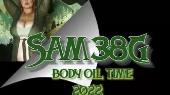 Oiling up my chubby curvy naked body Samantha38g -MP4