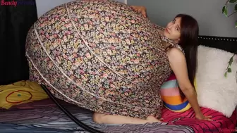 Big Floral Dress 36 Inch Stuffed Pump to Pop