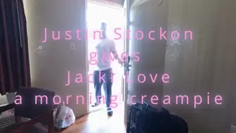 Justin Stockton morning creampie wakeup call with Jacki Love (1080p)