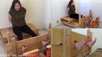 Danielle Foot Roasting in the Stocks complete video (HD version)