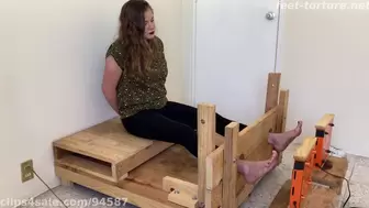 Danielle Foot Roasting in the Stocks complete video (4K version)
