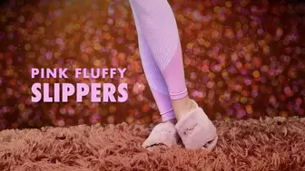 PINK FLUFFY SLIPPERS