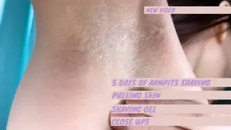 Armpits shaving compilation pt 2