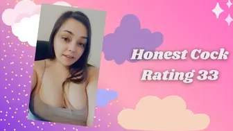 Honest Cock Rating 33