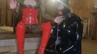 Latex Worship With Sissy Part 2