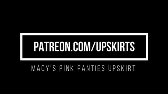 Macy's Pink Panty Upskirt