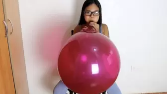Camylle Blows To POP 2 Of Your CTI Long Neck Balloons