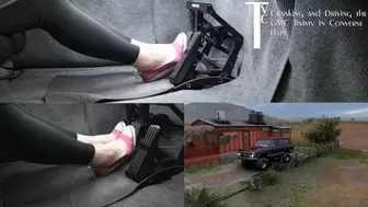 Cranking and Driving the GMC Jimmy in Converse Flats (mp4 720p)