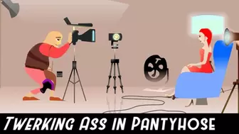 Supergirls Twerking Ass in Pantyhose