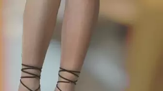 cum girlfriend black multi-rope slippers