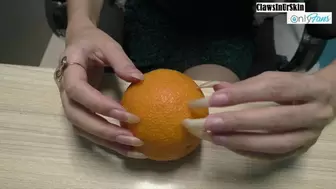 Nails in Action - let's make this orange flow