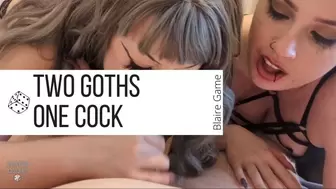 Two Goths One Cock