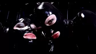 Crazy Heavy Rubber Latex Girls And The Pervert Gasmask Game - Part 1 of 3