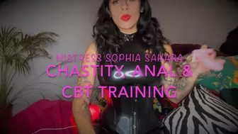 Mistress Sophia Sahara Chastity Anal Training