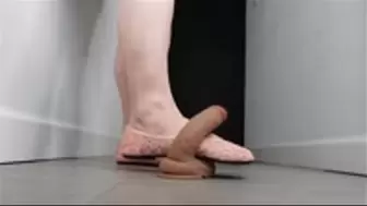 Cock Crush and Stomp in Pink Ballet Flats MP4 1080