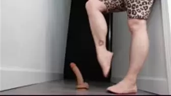 Cock Crush and Stomp in Pink Ballet Flats WMV 1080