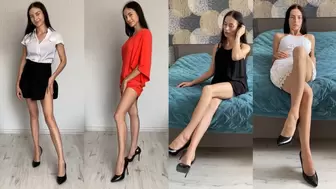 JOI, legs tease, modeling, cum countdown