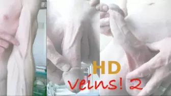 vein fetish 2 in HD - arms, stomach and cock