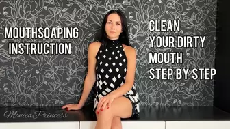Mouthsoaping instruction: clean your dirty mouth