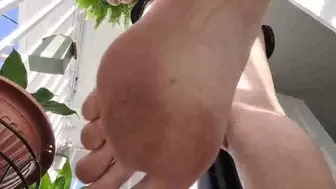 Crushing you like a Bug Barefoot Stomping Giantess unaware in sexy Booty Shorts pjs towers over you in her garden unaware you are there She Bends over and Butt Drops she spots you and thinks you re a Bug and tries to Crush you under her huge Soles mkv