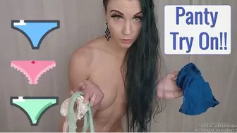 Panty Try On- JOI