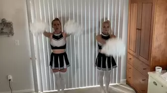 High School Cheerleaders Jerk Off Instruction