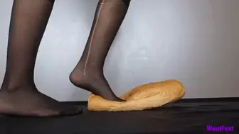 Pantyhose Bread Crush 4K
