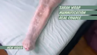 Saran wrap mummification
