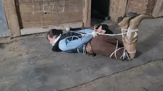 Cowgirl Lilmizzunique Captured and Hogtied!