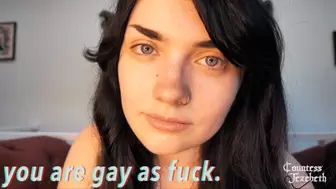 you are gay as fuck