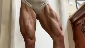 Muscle posing whilst you watch