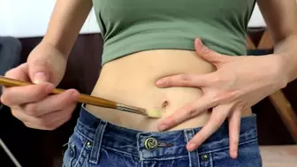 Experiments with sensations in Melissa's Belly Button (Custom) MP4