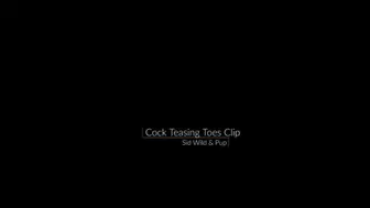 Cock Teasing Toes Clip