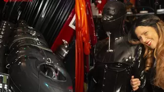 RubberDoll in extreme bondage HD Top Video