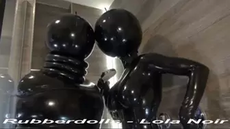 Latex Lea Anderson & Lola Noir - Rubber Dolls Taking A Shower - HD