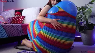 Rainbow Dress Stuffing Pump to Pop