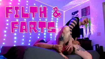 Filth & Farts - dirty face sitting and farting