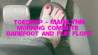 Toedrop Marilynn - Morning Commute Barefoot and Flip Flops