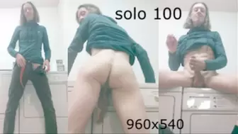 Heteroflexible K solo V100: thin fit muscular hung older twunk hotel laundry room nudity