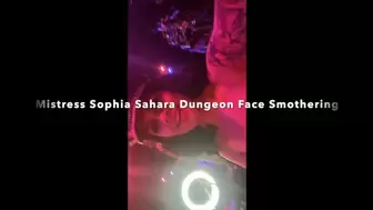 Mistress Sophia Sahara Topless Dungeon Face Sitting