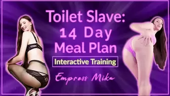 Toilet Slave: 14 Day Meal Plan