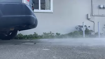 Tailpipe Exhaust & Rev With Spluttery Wet Explosion