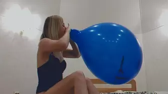Alla destroys six 16-inch balloons in different ways!!!