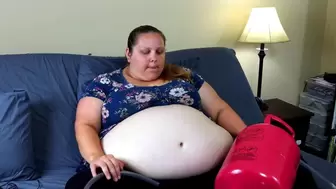 Jealous Girlfriend Belly Inflation - Helium